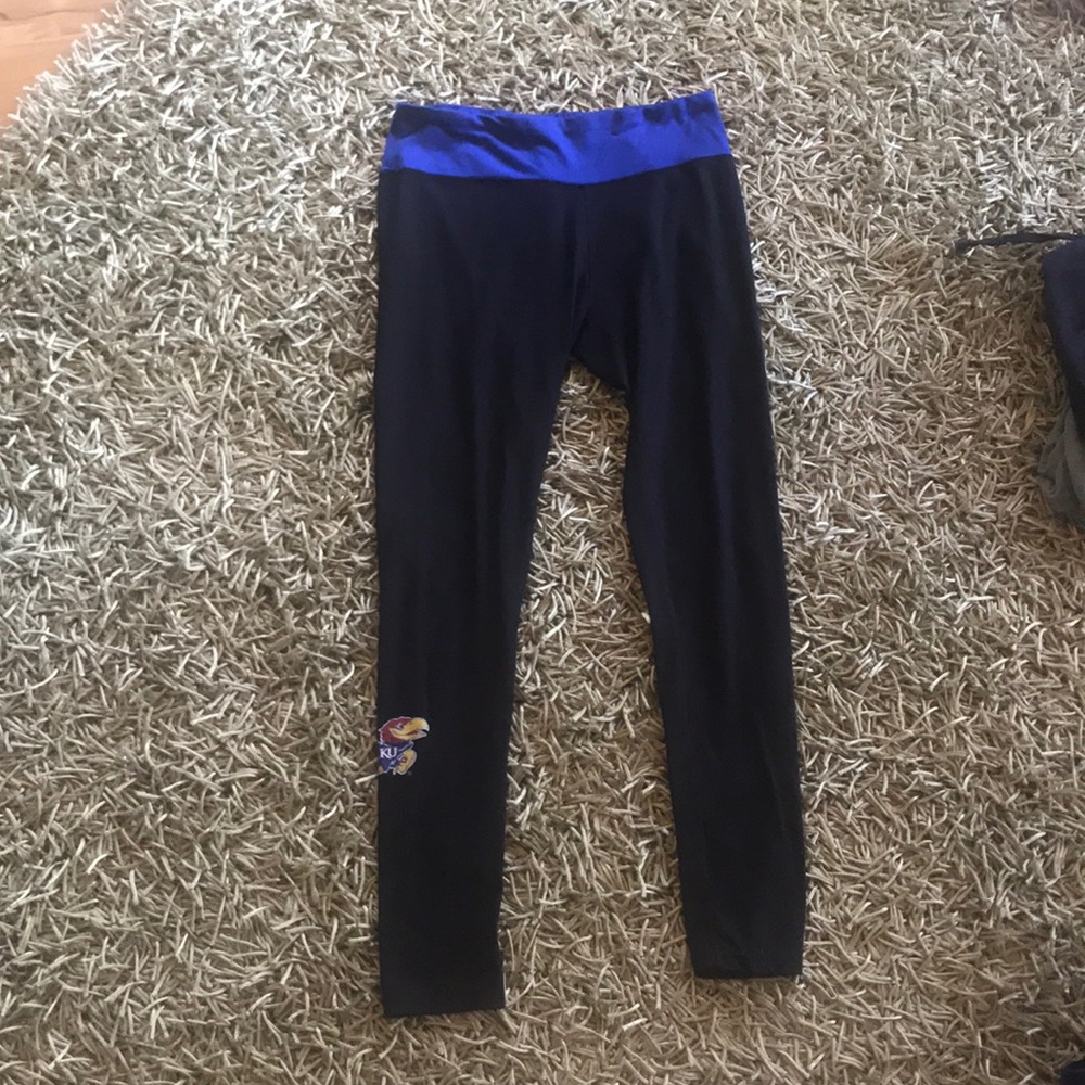 Kansas Jayhawks yoga/work out pants